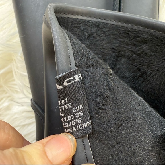 Coach Tristee Lace Up Rain Boot - Picture 6 of 8